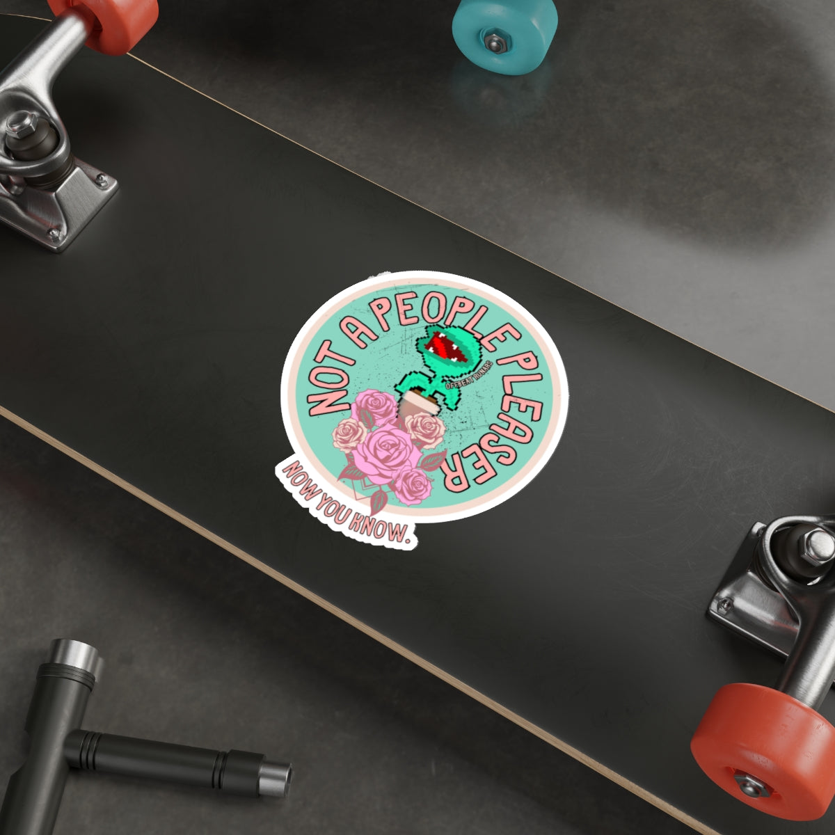 No soy un complaciente con la gente Pegatinas troqueladas