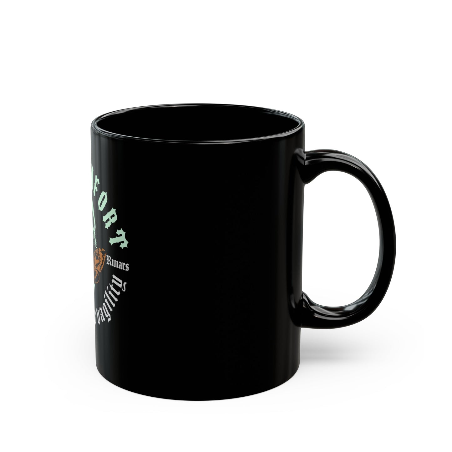 Taza negra Kill Comfort de 11 oz ᚾ THE OFFBEAT RUNARS Co.