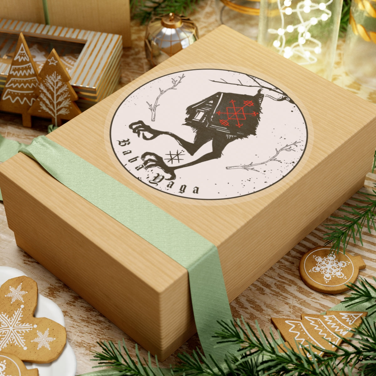 Baba Yaga Original Kiss-Cut Stickers ᚾ THE OFFBEAT RUNARS CO.