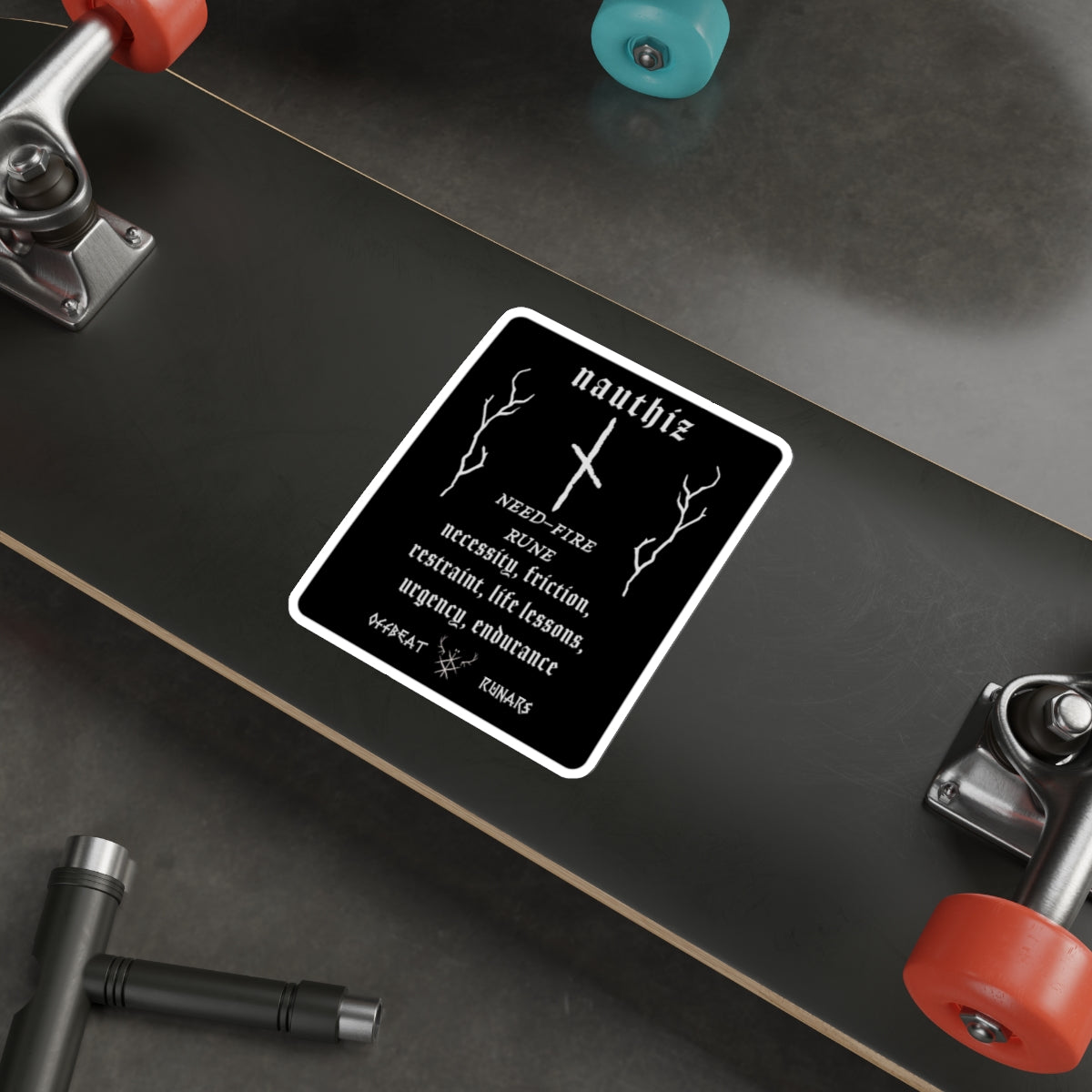 Nauthiz Naudiz Die-Cut Stickers