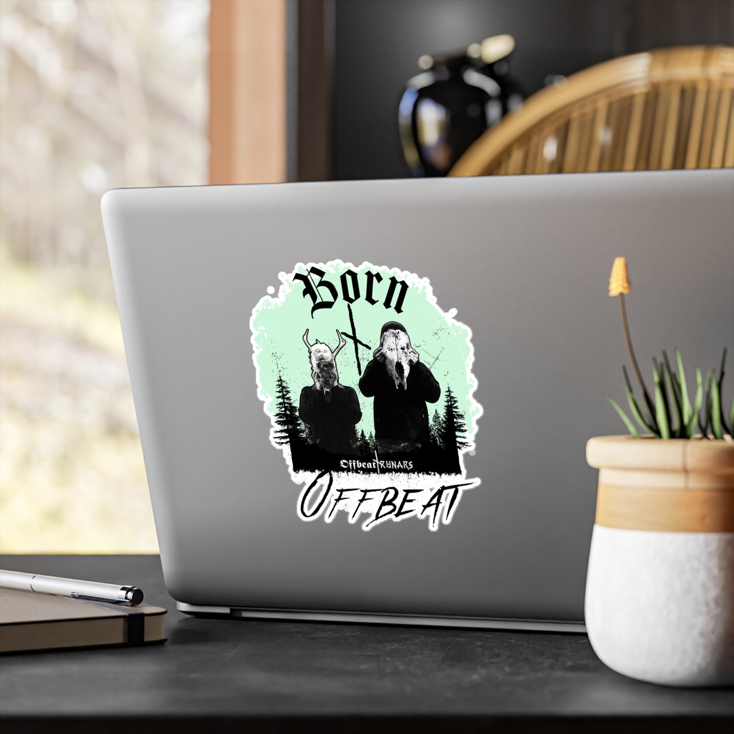 Born Offbeat Kiss-Cut Vinyl Decals ᚾ THE OFFBEAT RUNARS CO.