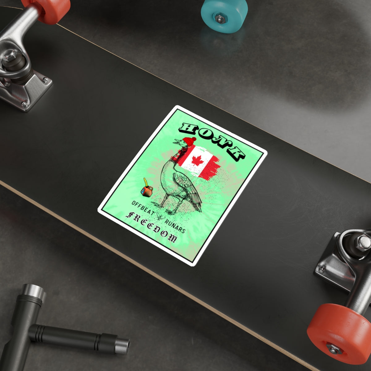 Autocollants découpés HONK