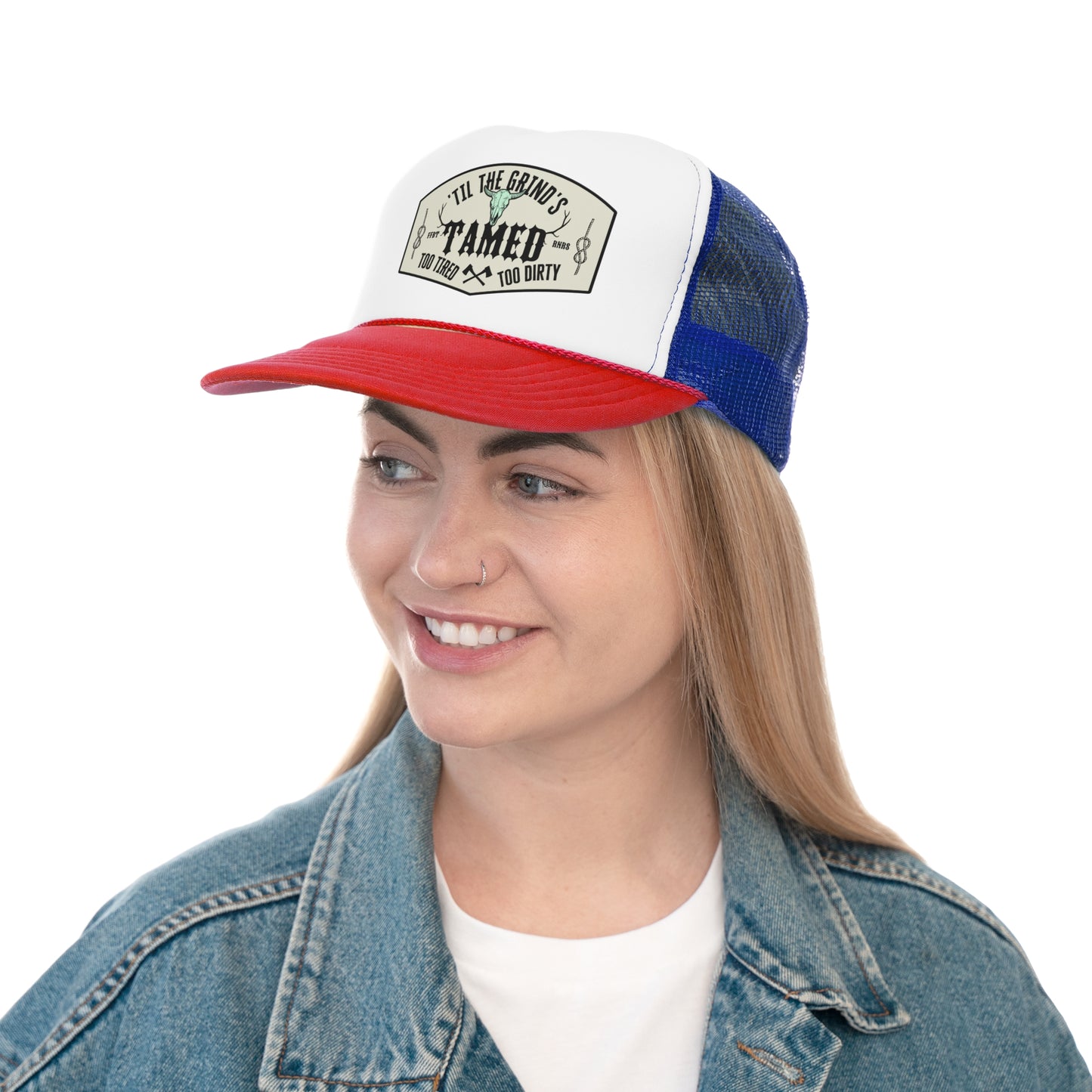 Trop fatigué, trop sale, jusqu'à ce que les casquettes de camionneur originales soient apprivoisées ᚾ THE OFFBEAT RUNARS CO.