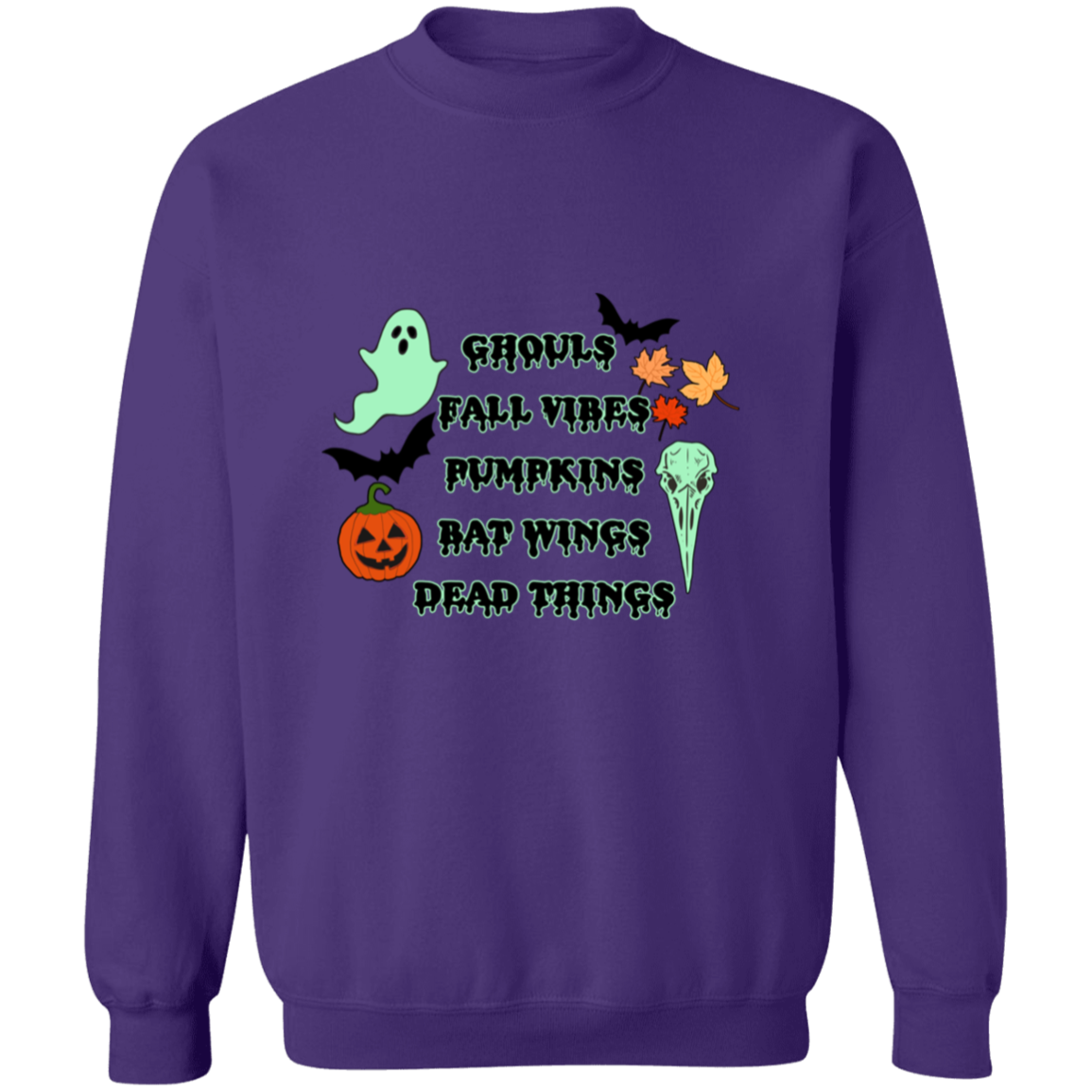 Fall vibes Crewneck Pullover Sweatshirt