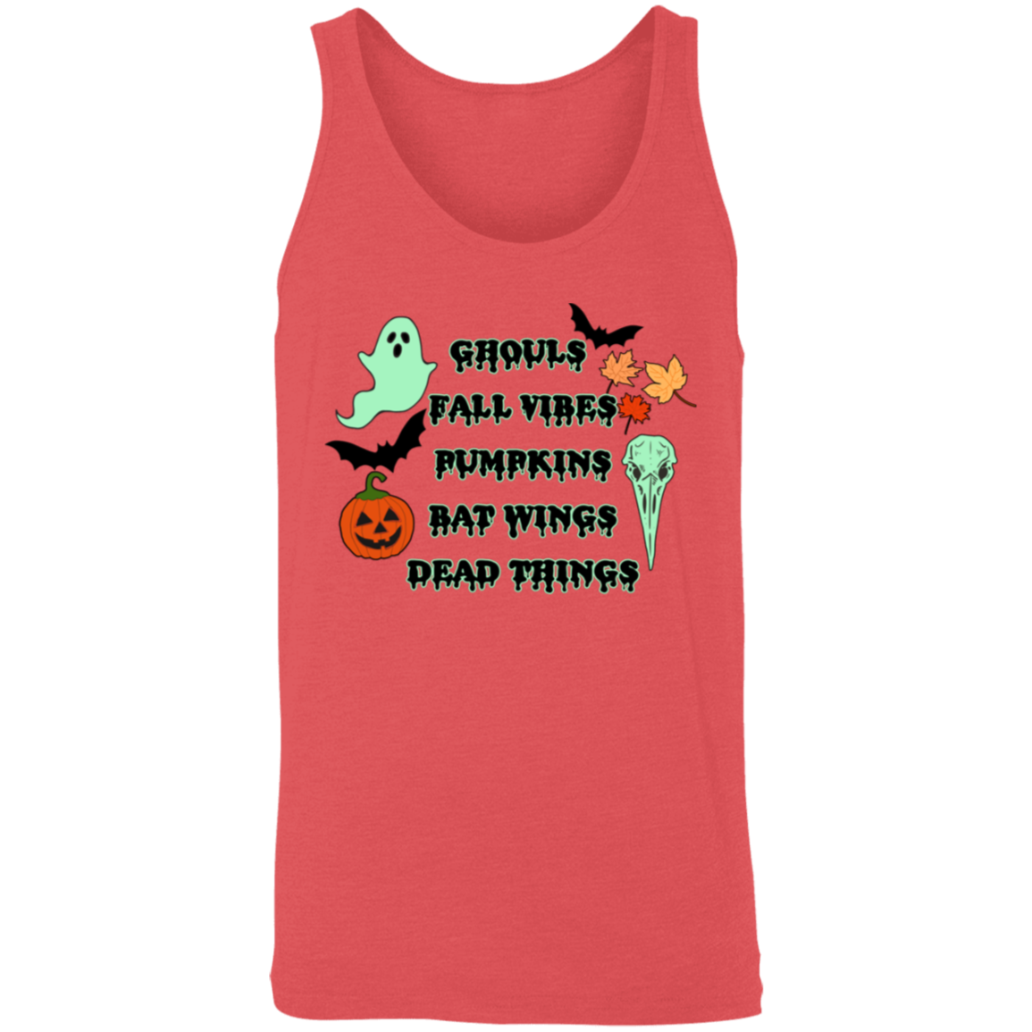 Débardeur unisexe avec ambiance automnale