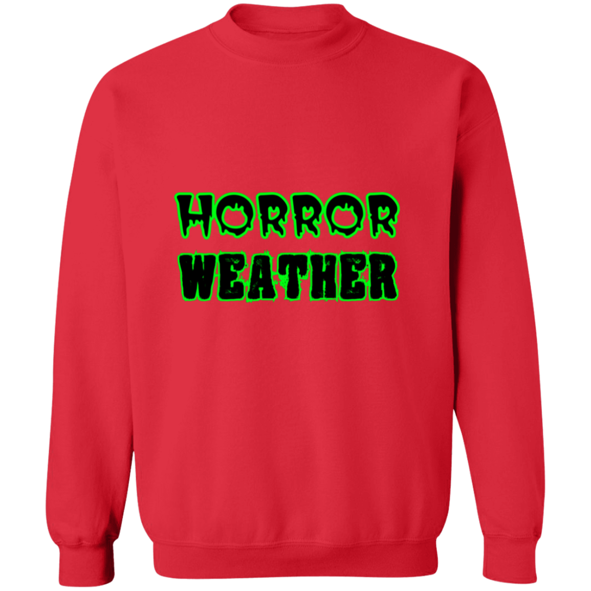 Horror Weather Crewneck Pullover Sweatshirt