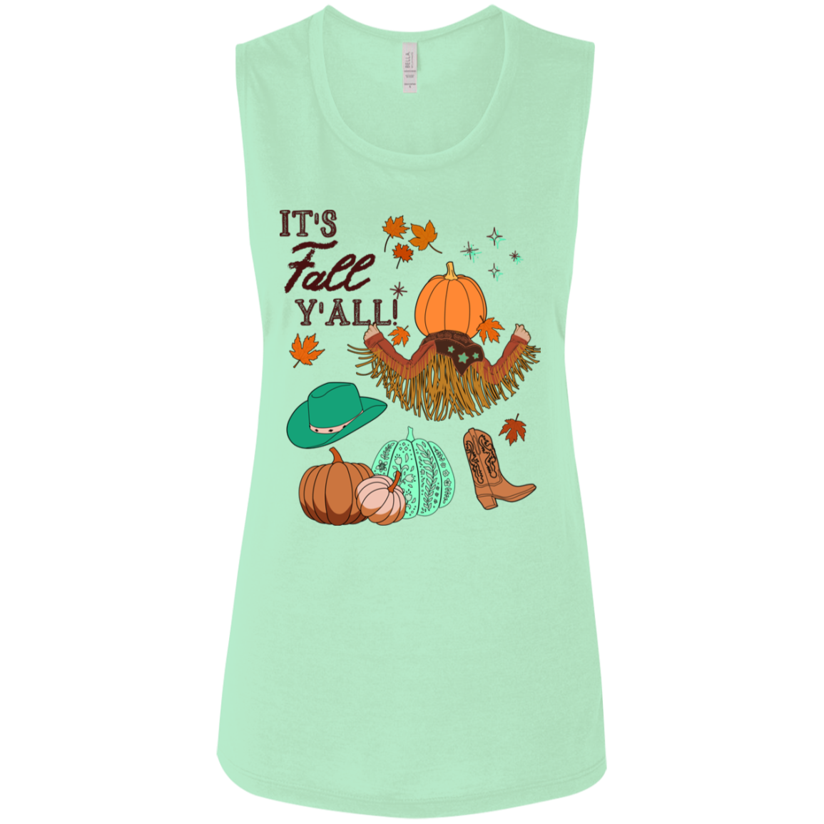 C'est l'automne, les filles ! Débardeur fluide et moulant pour femme