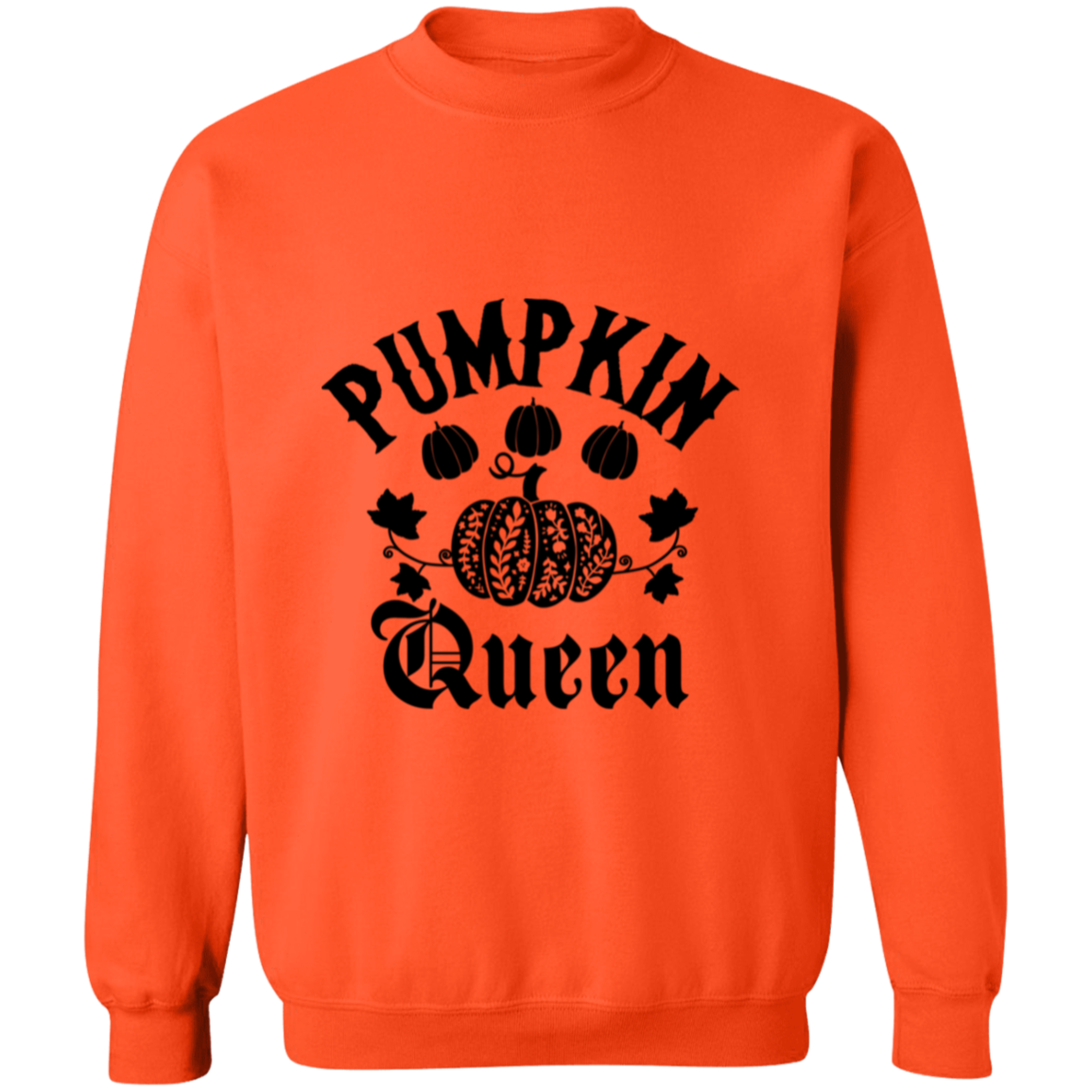 Pumpkin Queen Crewneck Pullover Sweatshirt