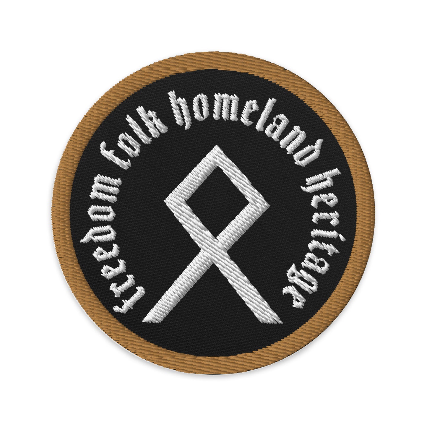 Patch brodé Freedom Folk Homeland Heritage