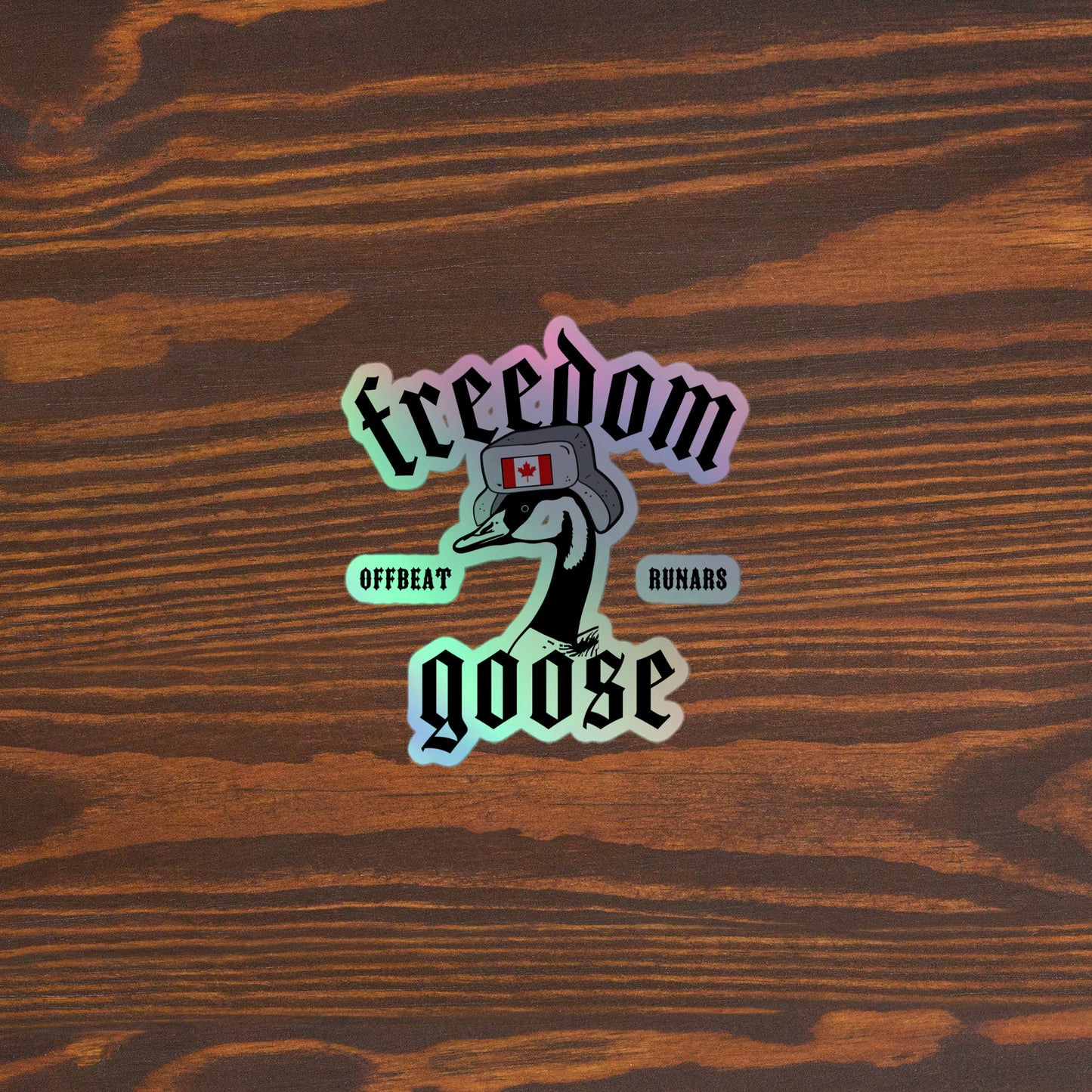 Autocollants holographiques Freedom Goose