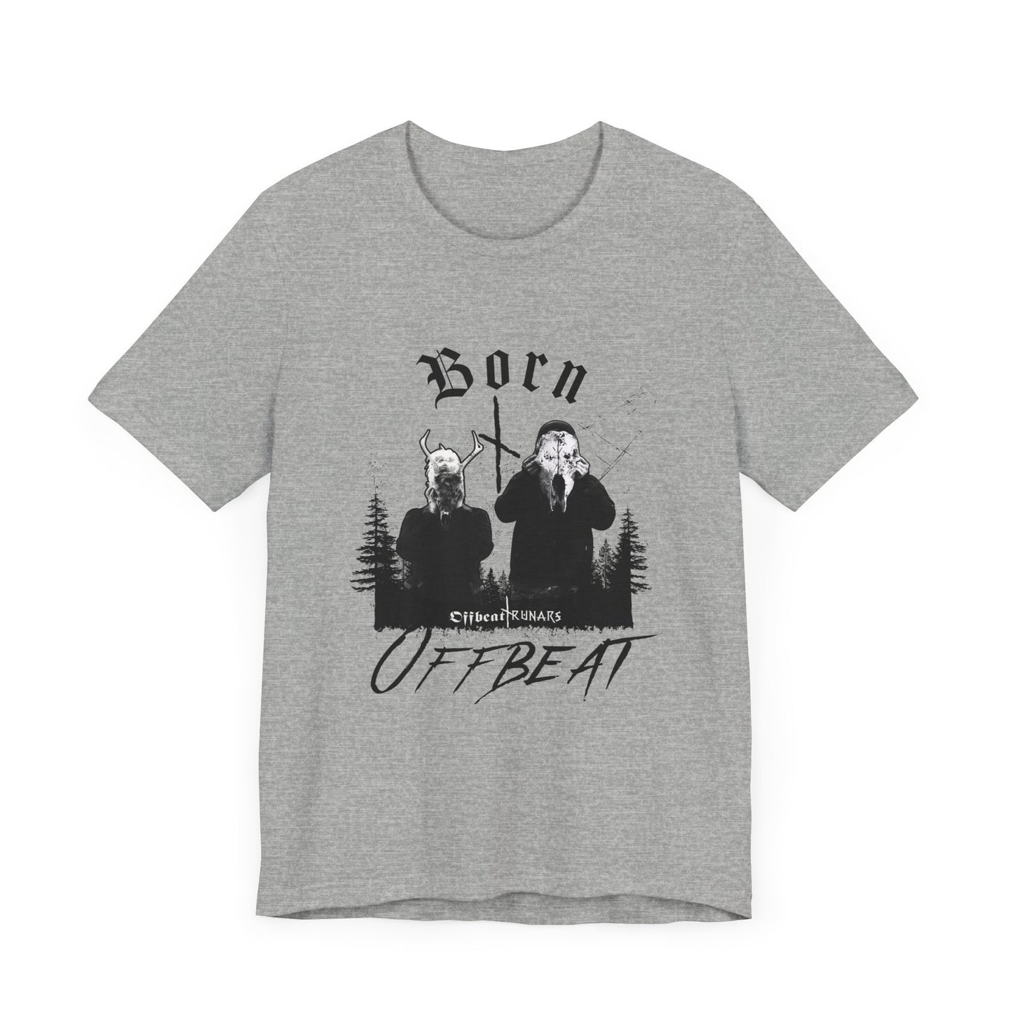 Born OFFBEAT ᚾ THE OFFBEAT RUNARS CO. Unisex Jersey Short Sleeve Tee