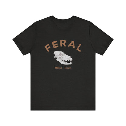 Stay feral ᚾ THE OFFBEAT RUNARS CO. Unisex Jersey Short Sleeve Tee