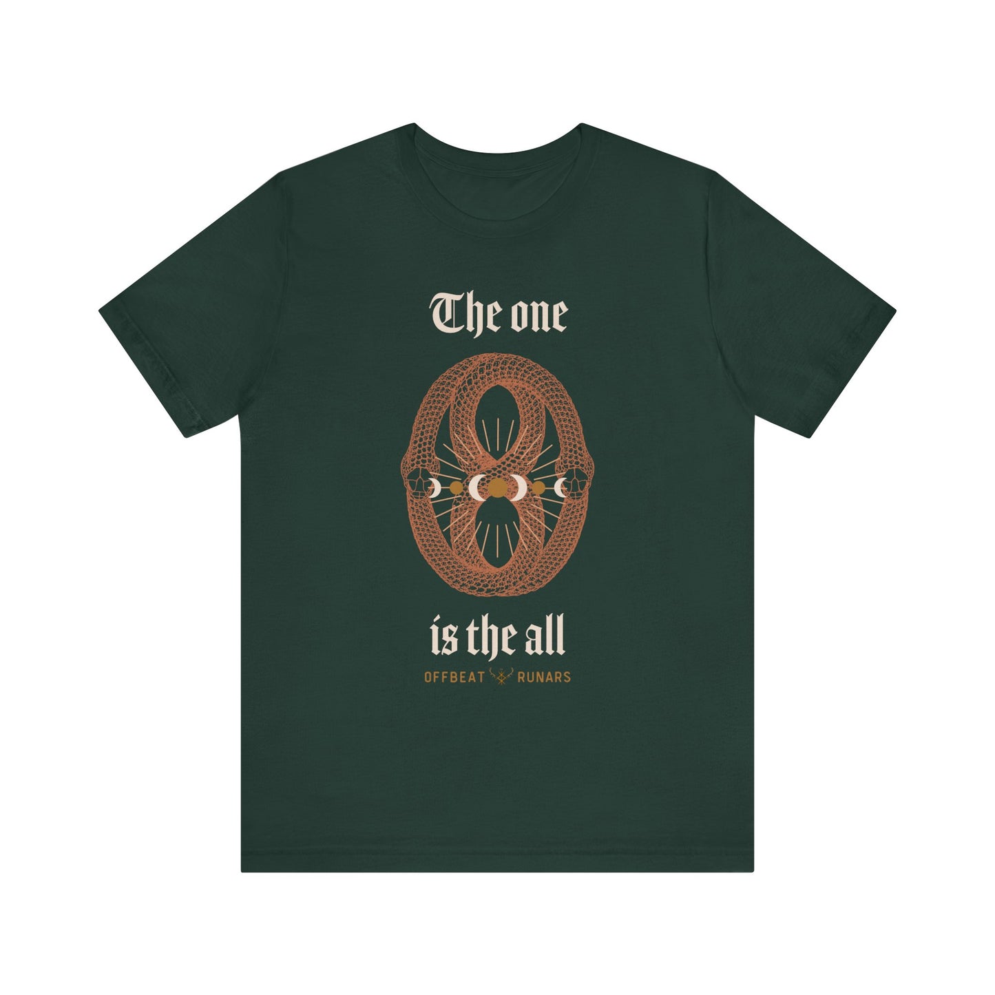 The one is the all ᚾ THE OFFBEAT RUNARS Unisex Jersey Short Sleeve Tee