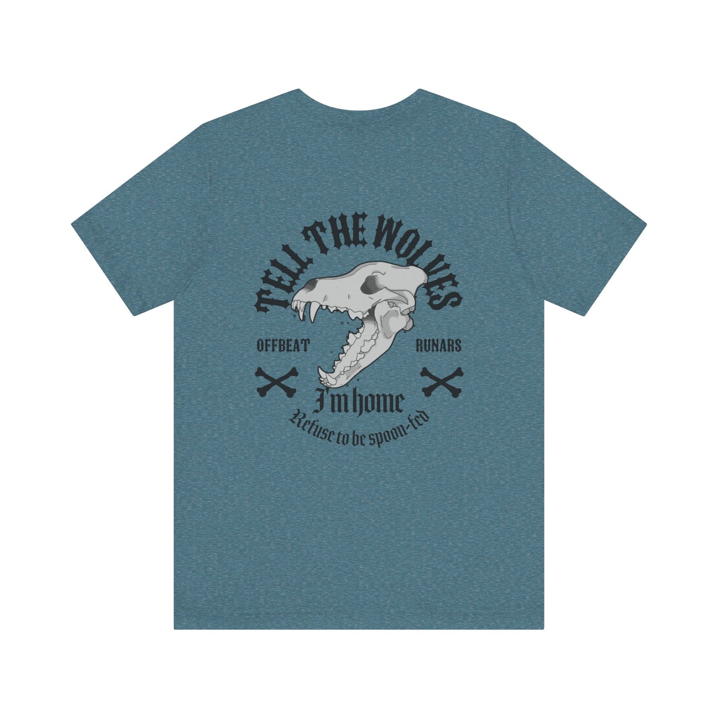 Tell the wolves ᚾ THE OFFBEAT RUNARS CO. Unisex Jersey Short Sleeve Tee