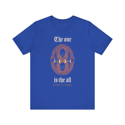 The one is the all ᚾ THE OFFBEAT RUNARS Unisex Jersey Short Sleeve Tee