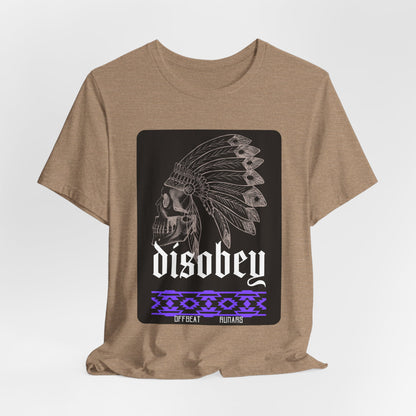 Disobey ᚾ THE OFFBEAT RUNARS CO. Unisex Jersey Short Sleeve Tee