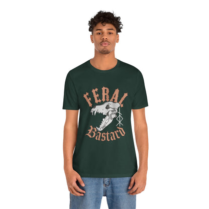 Feral bastard ᚾ THE OFFBEAT RUNARS Unisex Jersey Short Sleeve Tee