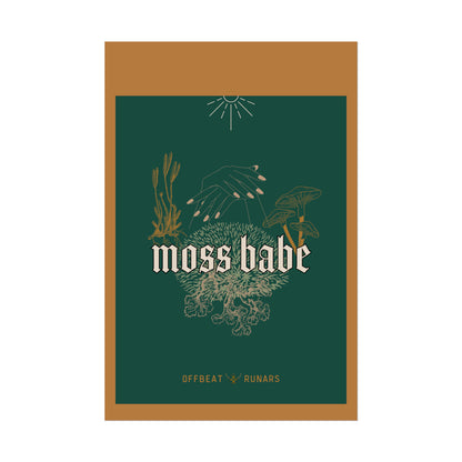 Moss babe Rolled Poster THE OFFBEAT RUNARS CO.