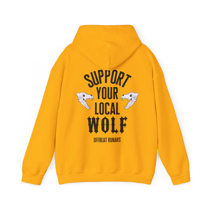 Support your local Wolf Unisex Heavy Blend™ Hooded Sweatshirt