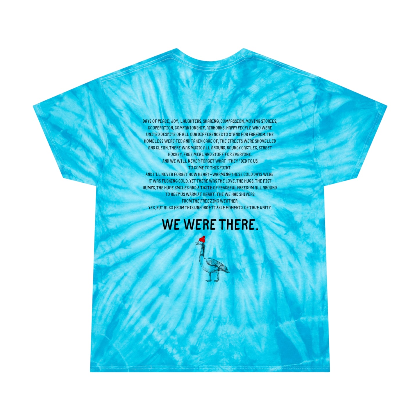 Winter of Love FREEDOM CONVOY Tie-Dye Tee, Cyclone