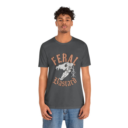 Feral bastard ᚾ THE OFFBEAT RUNARS Unisex Jersey Short Sleeve Tee