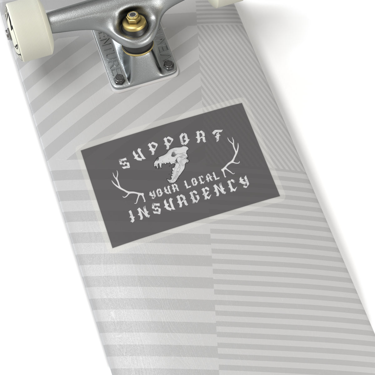 Support your local insurgency Kiss-Cut Stickers ᚾ THE OFFBEAT RUNARS CO.