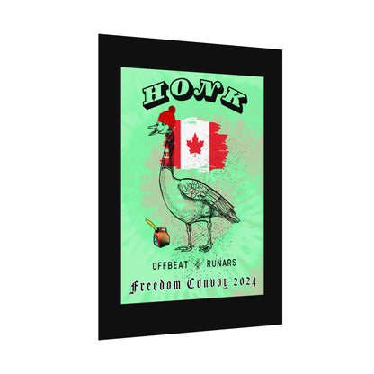 Affiche HONK Canadian Goose ᚾ THE OFFBEAT RUNARS CO.