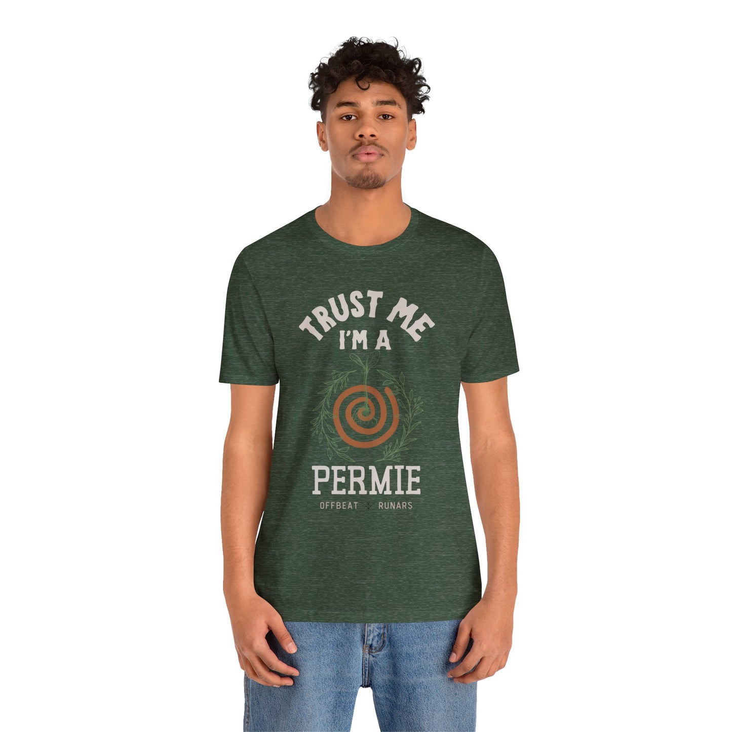 Trust me, I'm a permie ᚾ THE OFFBEAT RUNARS CO. Unisex Jersey Short Sleeve Tee