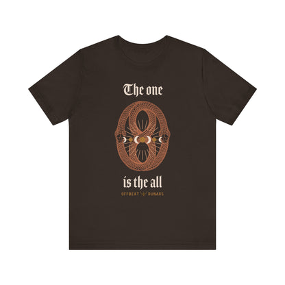 The one is the all ᚾ THE OFFBEAT RUNARS Unisex Jersey Short Sleeve Tee