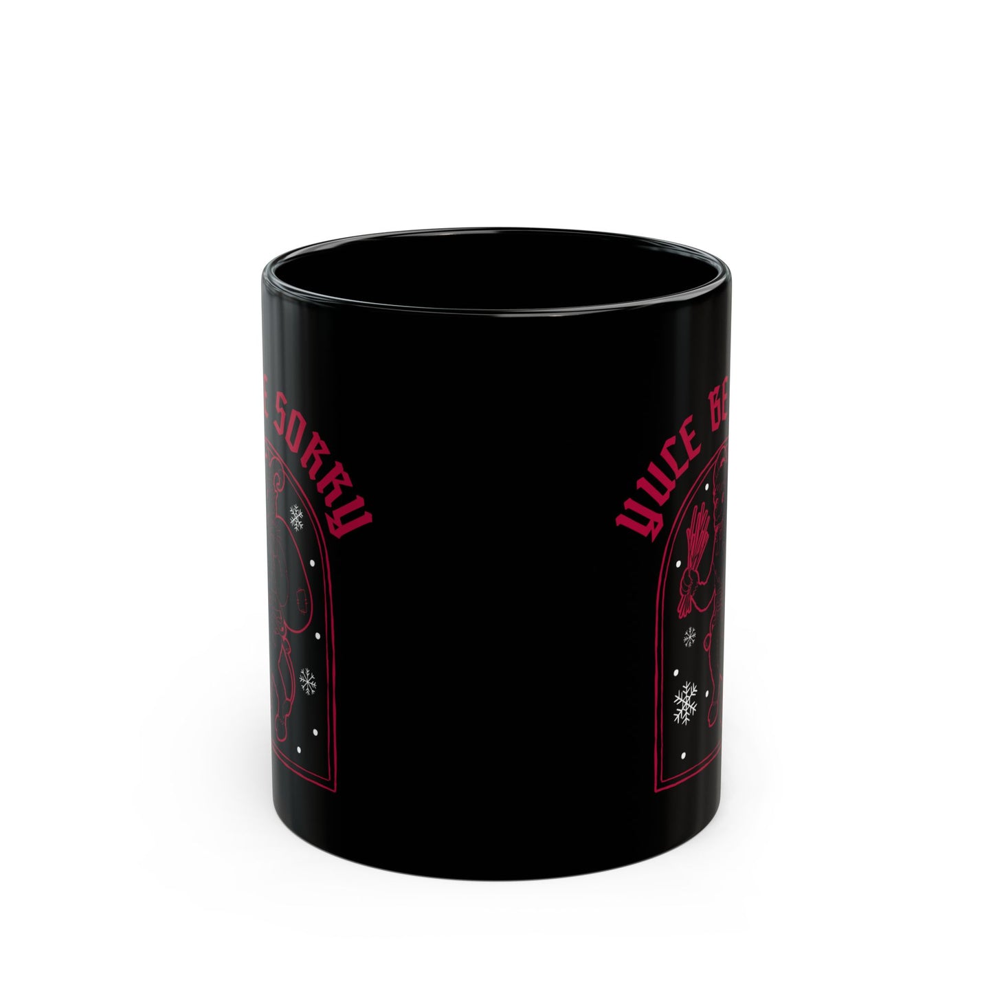 Yule be sorry Krampus Black Mug