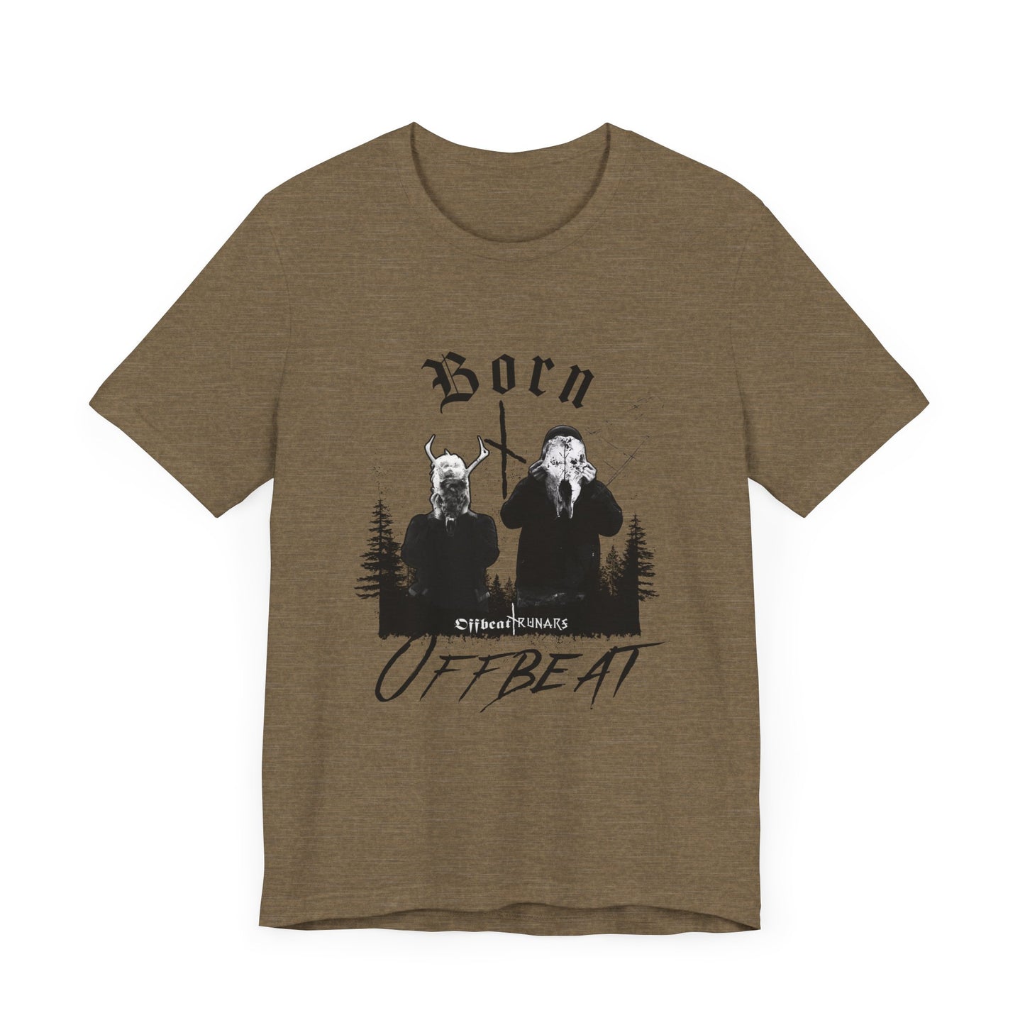 Born OFFBEAT ᚾ THE OFFBEAT RUNARS CO. Unisex Jersey Short Sleeve Tee