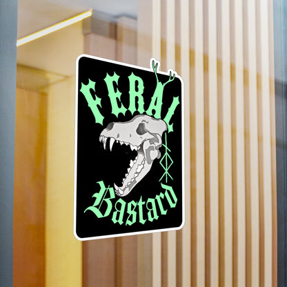 Feral Bastard Kiss-Cut Vinyl Decals ᚾ THE OFFBEAT RUNARS CO.