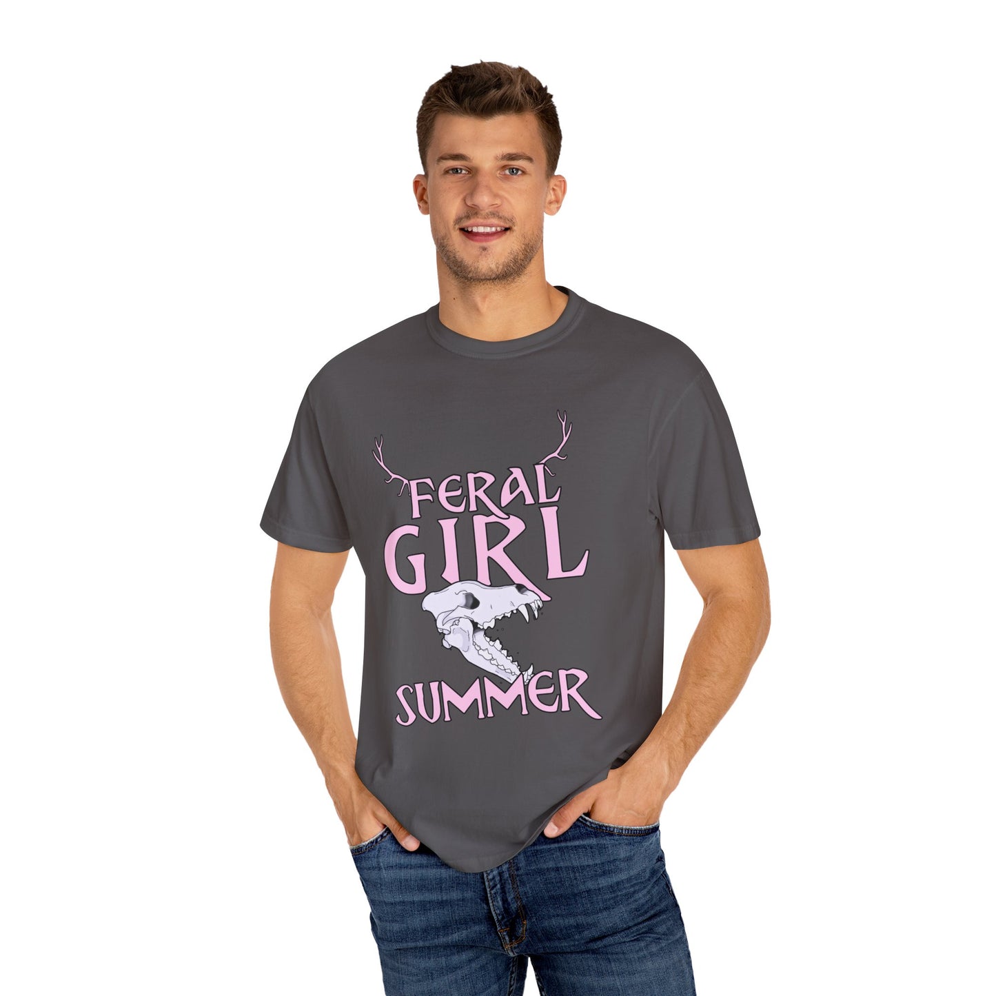 Feral Girl Summer THE OFFBEAT RUNARS CO. Unisex Garment-Dyed T-shirt