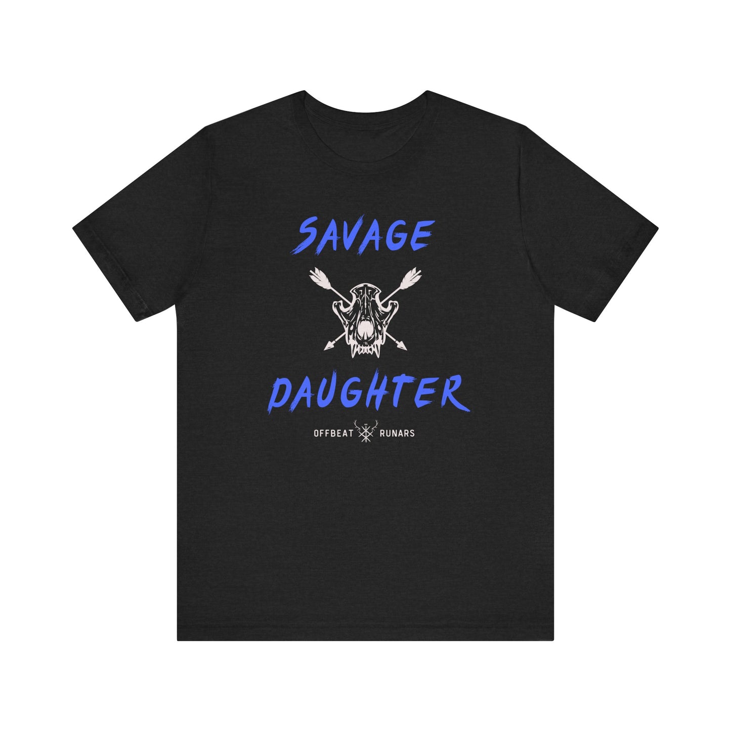 Savage Daughter ᚾ THE OFFBEAT RUNARS CO. Jersey Short Sleeve Tee