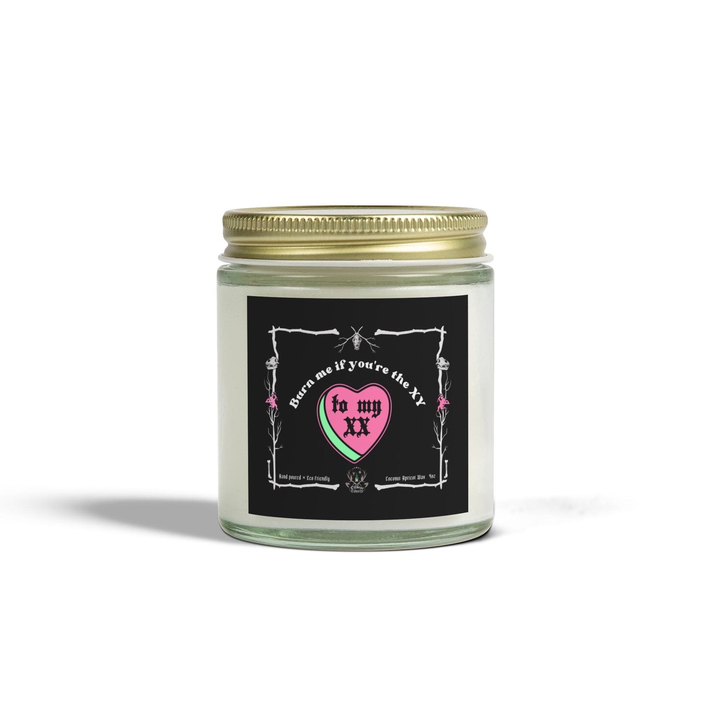 You're the XY to my XX Clear Candles 4-9oz