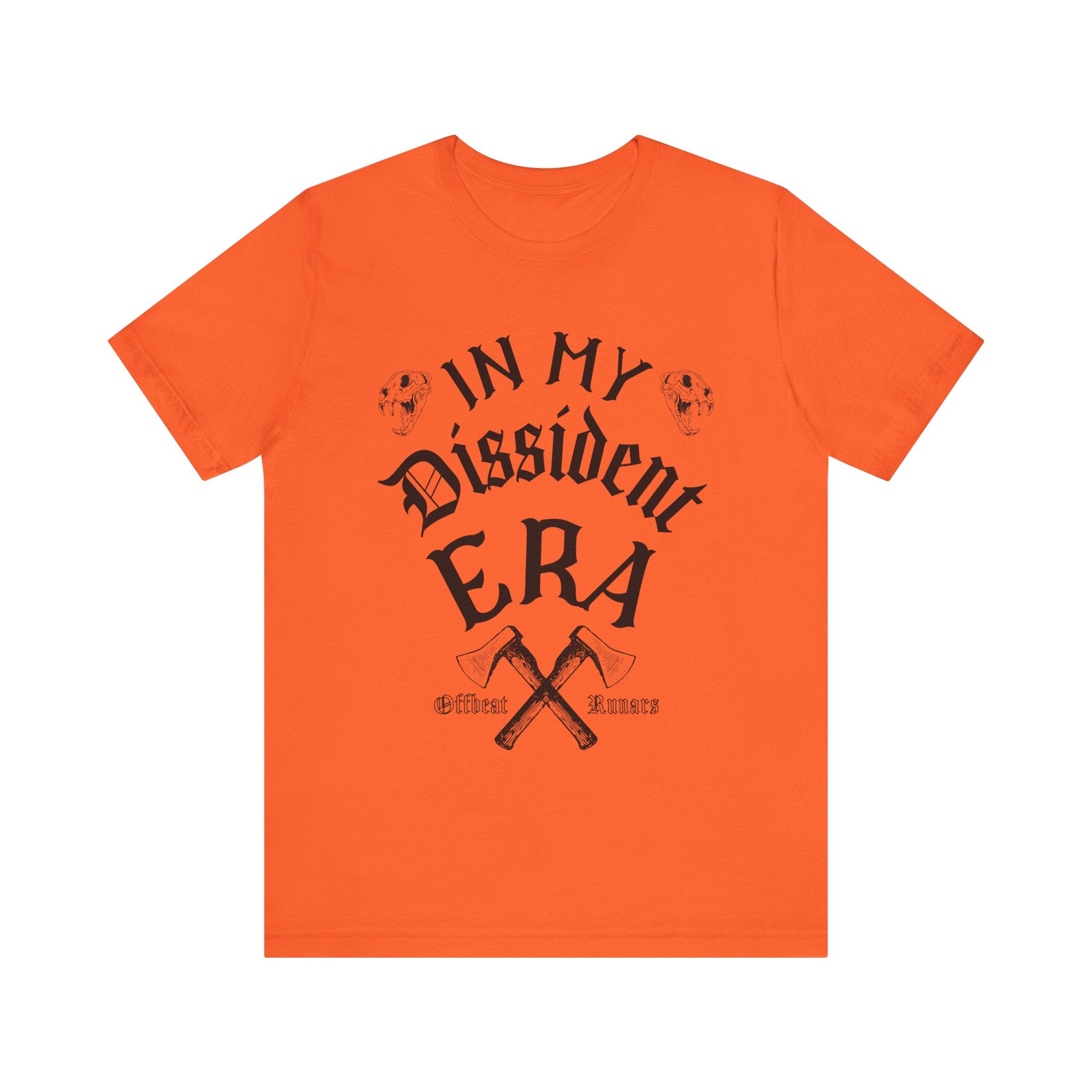 In my dissident era ᚾ THE OFFBEAT RUNARS CO. Unisex Jersey Short Sleev ...