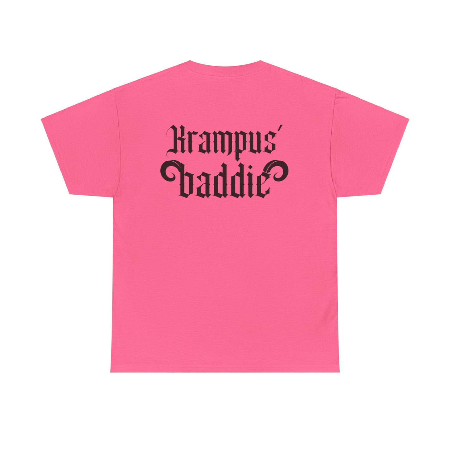 Krampus Baddie Safety Pink Tee