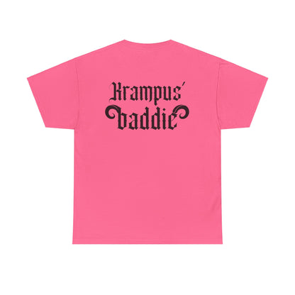 Krampus Baddie Safety Pink Tee