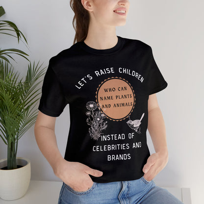 Let's Raise Children ᚾ THE OFFBEAT RUNARS CO. Unisex Jersey Short Sleeve Tee