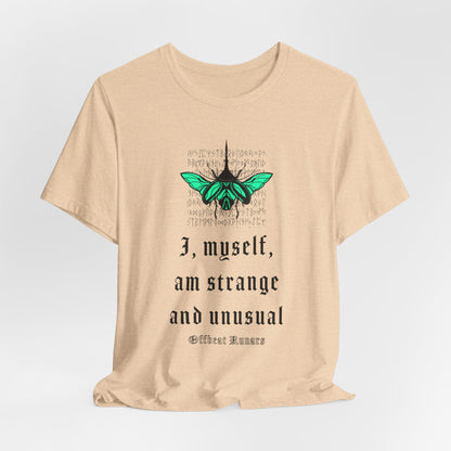 Strange and unusual ᚾ THE OFFBEAT RUNARS CO. Unisex Jersey Short Sleeve Tee