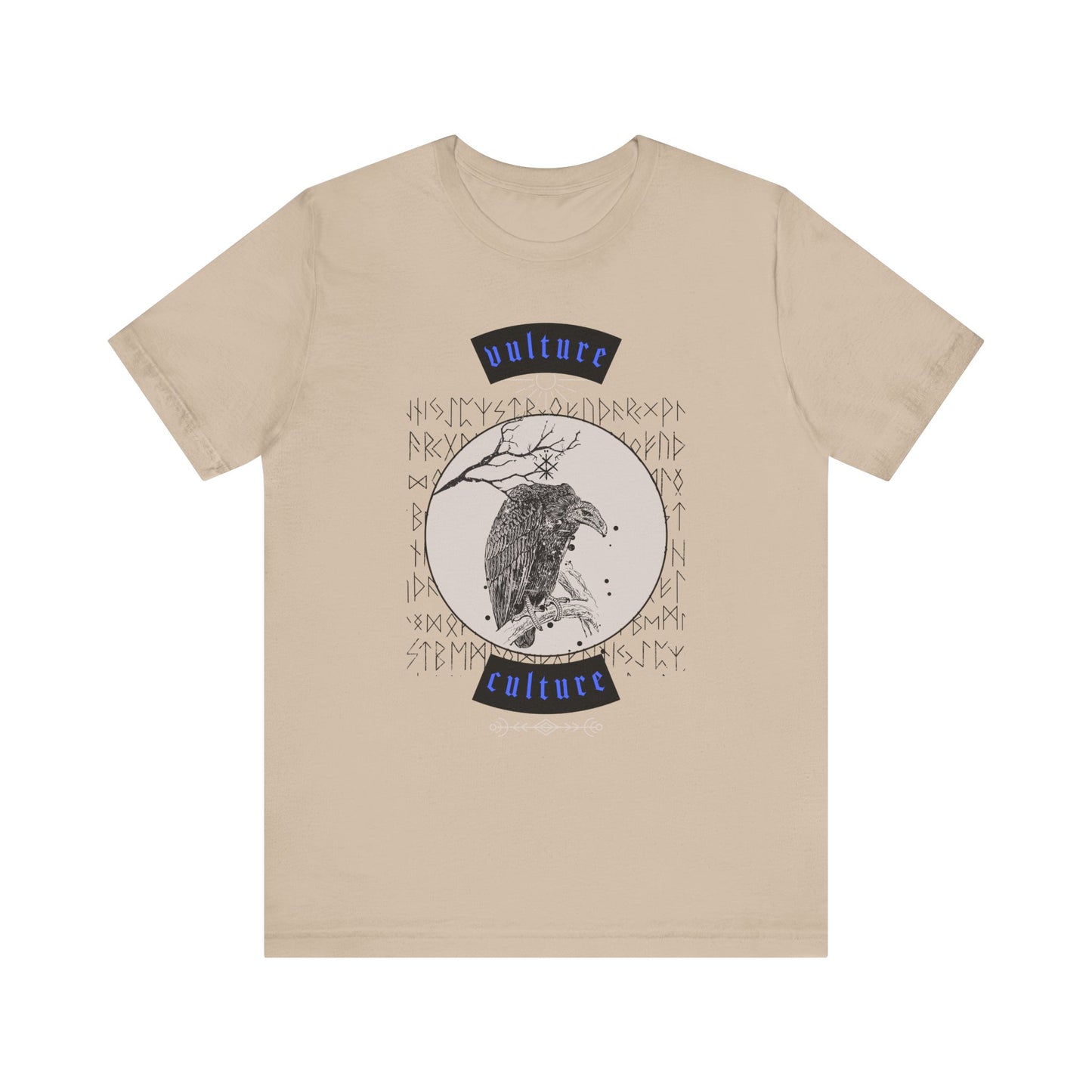 Cultura Buitre ᚾ THE OFFBEAT RUNARS CO. Camiseta de manga corta unisex Jersey