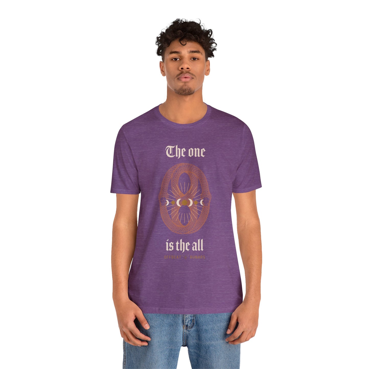 The one is the all ᚾ THE OFFBEAT RUNARS Unisex Jersey Short Sleeve Tee