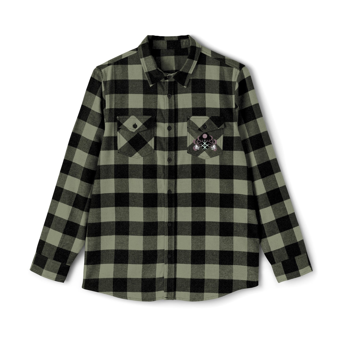 Born a witch Unisex Flannel Shirt