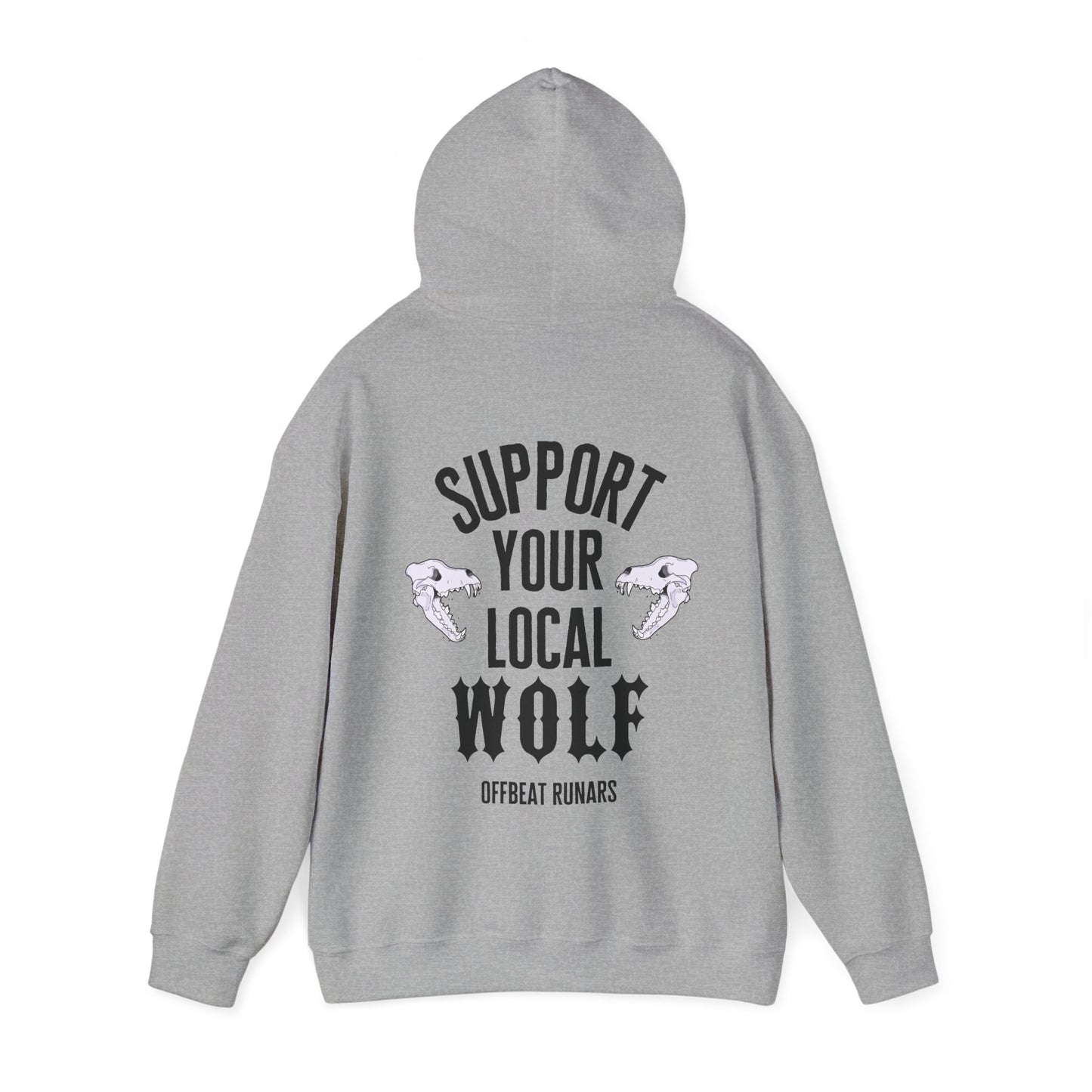 Support your local Wolf Unisex Heavy Blend™ Hooded Sweatshirt