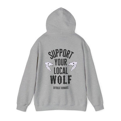 Support your local Wolf Unisex Heavy Blend™ Hooded Sweatshirt