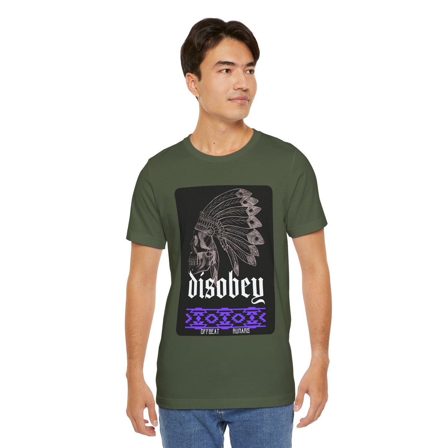 Disobey ᚾ THE OFFBEAT RUNARS CO. Unisex Jersey Short Sleeve Tee