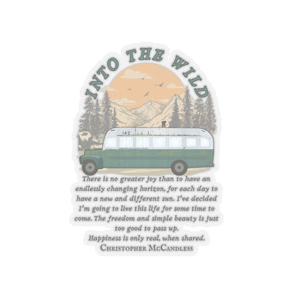 Into the Wild Kiss-Cut Stickers ᚾ THE OFFBEAT RUNARS CO.