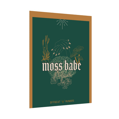 Moss babe Rolled Poster THE OFFBEAT RUNARS CO.