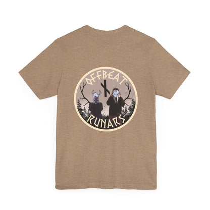 Born Offbeat Original ᚾ THE OFFBEAT RUNARS CO. Unisex Jersey Short Sleeve Tee