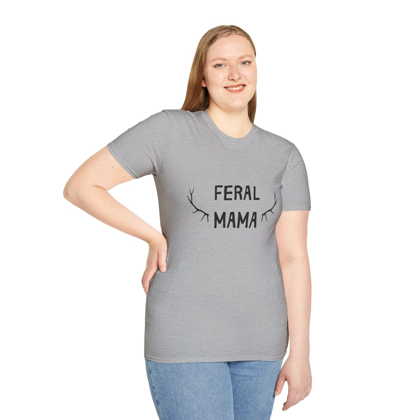 Feral Mama Unisex Softstyle T-Shirt